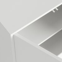 Vogue Kast 64 Wit/Messing