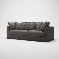 Le Grand Air 3-sitssoffa Rökt Granit