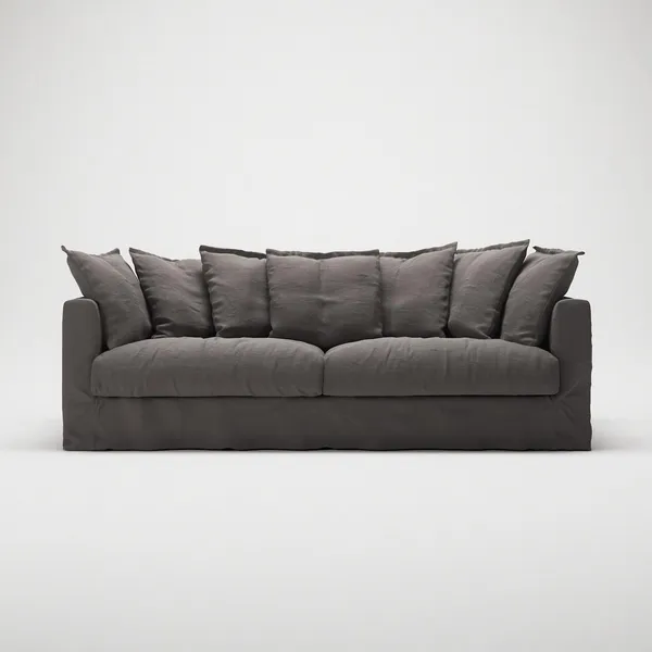 Le Grand Air 3-sitssoffa Rökt Granit