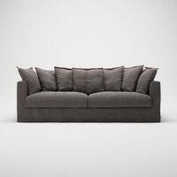 Le Grand Air 3-sitssoffa Rökt Granit