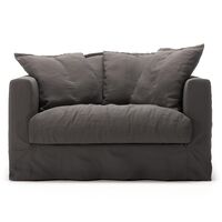 Le Grand Air Love Seat Armchair Smoked Granite