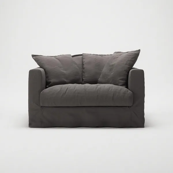 Le Grand Air Love Seat Sessel Rauchgrau