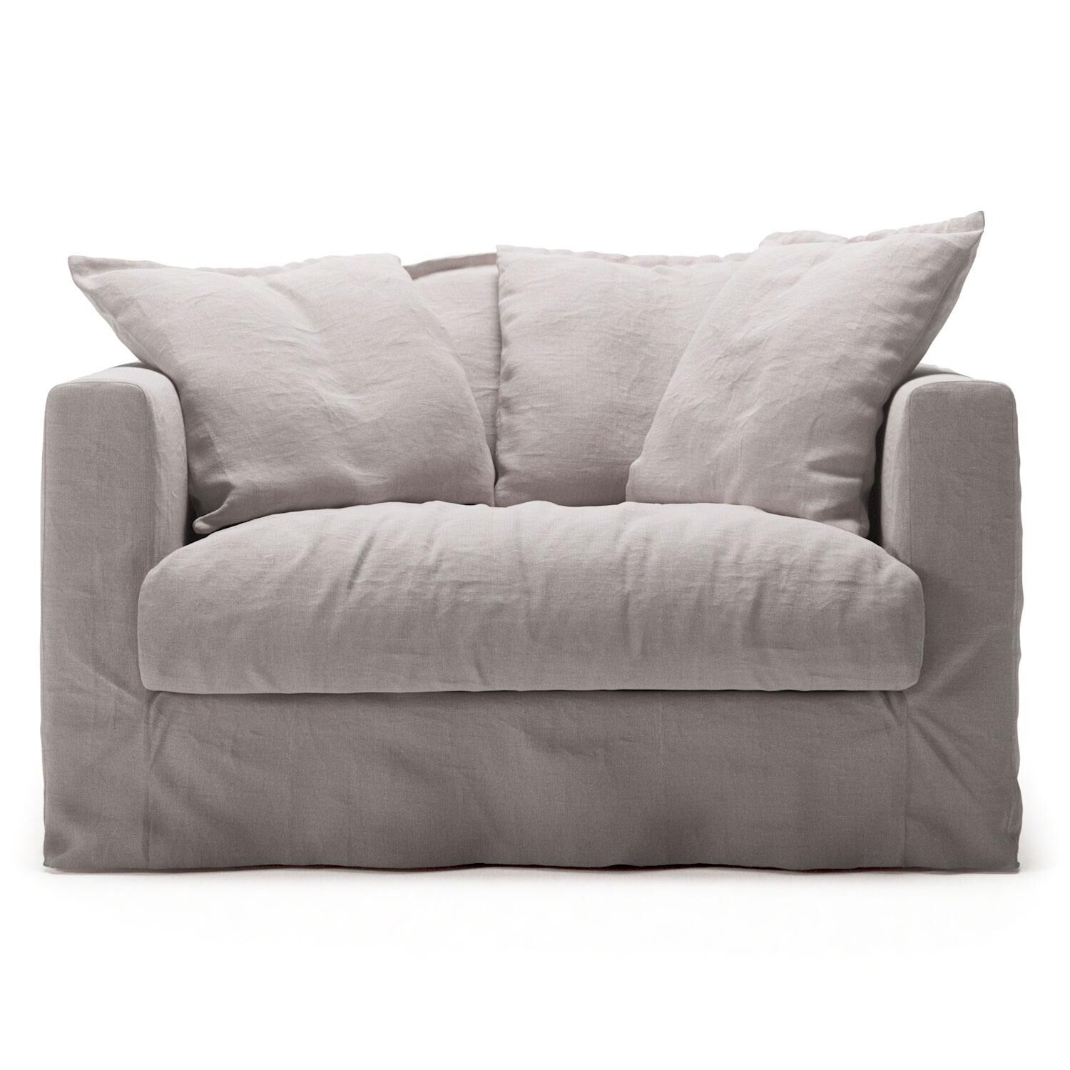 Le Grand Air Love Seat Fauteuil Gris Brume