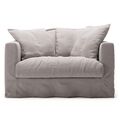 Le Grand Air Love Seat Armchair Misty Grey