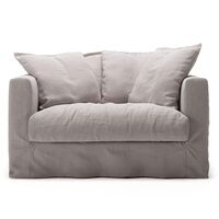 Le Grand Air Love Seat Armchair Misty Grey