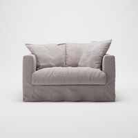 Le Grand Air Love Seat Armchair Misty Grey