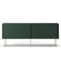 Vogue Mobile TV con Gambe 136 Verde/Ottone