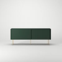 Vogue Mobile TV con Gambe 136 Verde/Ottone