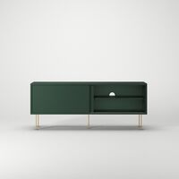 Vogue Mobile TV con Gambe 136 Verde/Ottone