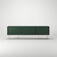 Vogue Mobile TV con Gambe 180 Verde/Ottone