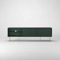 Vogue Mobile TV con Gambe 180 Verde/Ottone