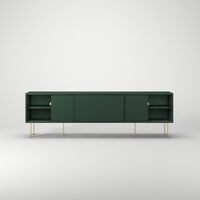 Vogue Mobile TV con Gambe 180 Verde/Ottone