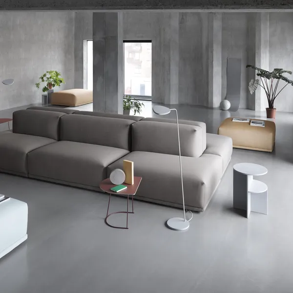 Airy Coffee Table Off-white Half Size