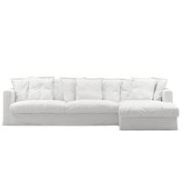 Le Grand Air 3-sitssoffa Divan Höger Vit