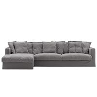 Le Grand Air 3-sitssoffa Divan Vänster Grå