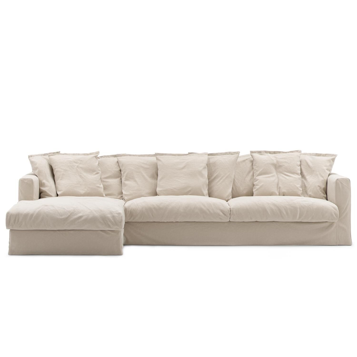 Le Grand Air Canapé 3 Places Méridienne Gauche Beige