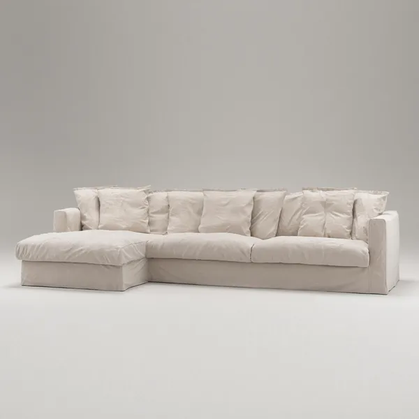 Le Grand Air 3-seters Sofa Divan Venstre Beige