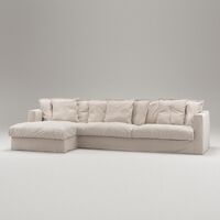 Le Grand Air 3-seters Sofa Divan Venstre Beige