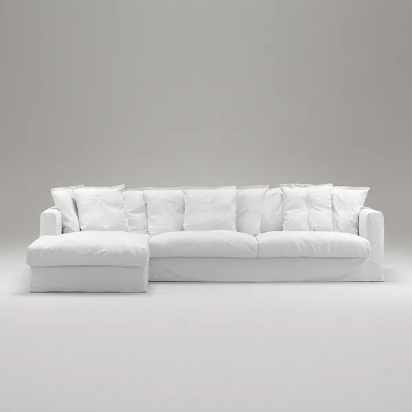 Le Grand Air 3-sitssoffa Divan Vänster Vit