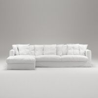 Le Grand Air 3-sitssoffa Divan Vänster Vit