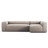 Grand 4-Seters Sofa Divan Høyre Sandshell/Beige