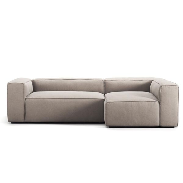 Grand 3-Seater Sofa Chaise Right Sandshell/Beige