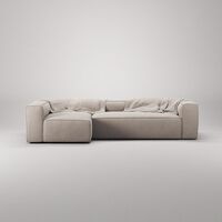 Grand 4-Seater Sofa Chaise Left Sandshell/Beige