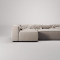 Grand 4-Seater Sofa Chaise Left Sandshell/Beige