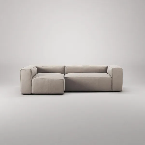 Grand Divano 3 Posti Chaise Sinistra Sandshell/Beige