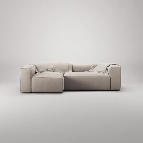 Grand Divano 3 Posti Chaise Sinistra Sandshell/Beige
