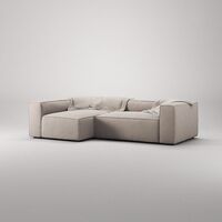 Grand Divano 3 Posti Chaise Sinistra Sandshell/Beige