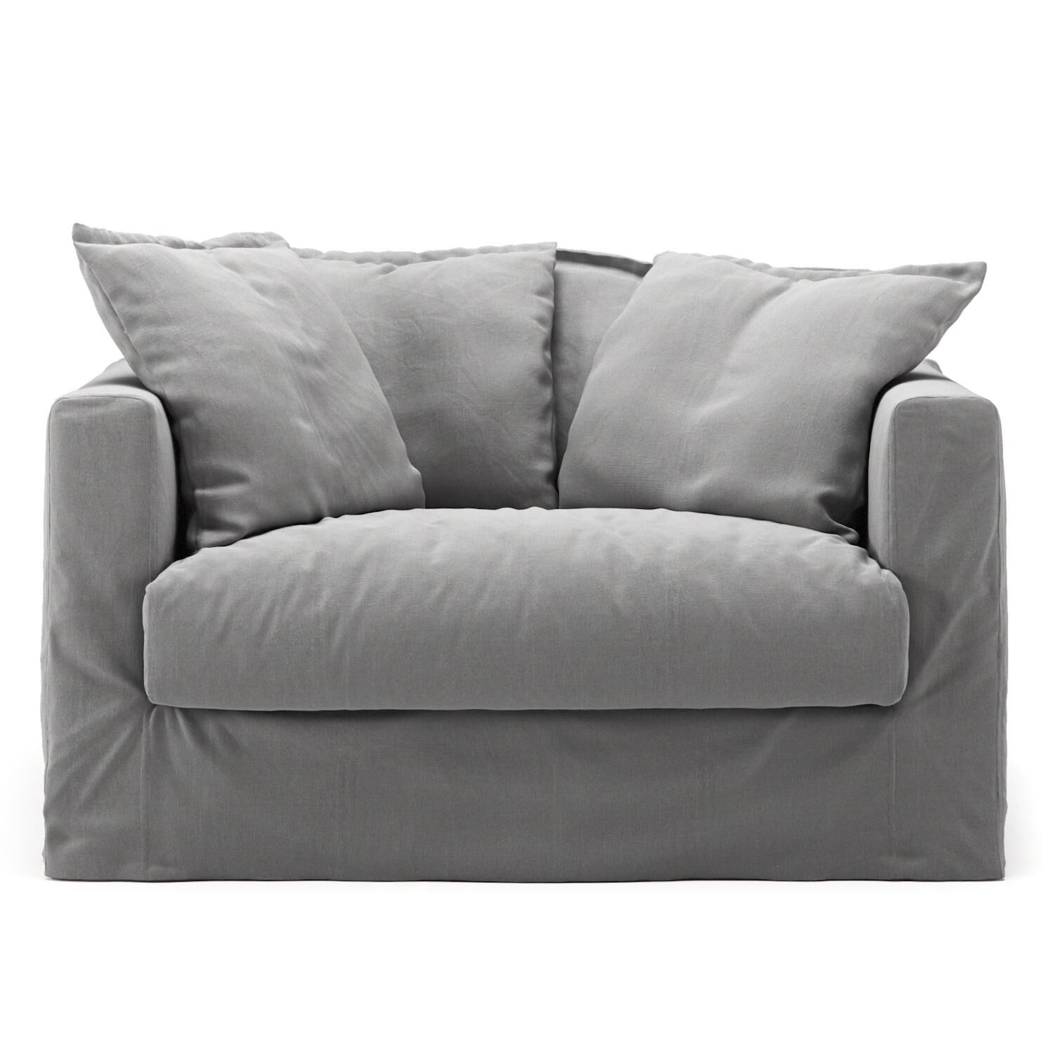 Le Grand Air Love Seat Fauteuil Gris Clair