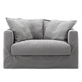 Le Grand Air Love Seat Sessel Hellgrau