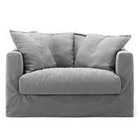 Le Grand Air Love Seat Sessel Hellgrau