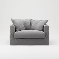 Le Grand Air Love Seat Sessel Hellgrau