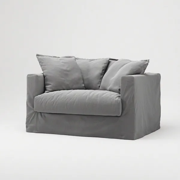Le Grand Air Love Seat Sessel Hellgrau
