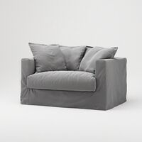Le Grand Air Love Seat Sessel Hellgrau