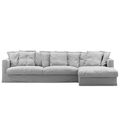 Le Grand Air 3-seters Sofa Divan Høyre Lysegrå