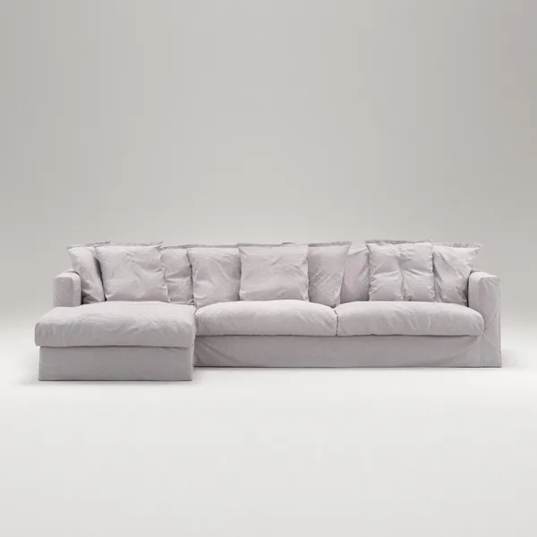 Le Grand Air 3-sitssoffa Divan Vänster Misty Grå