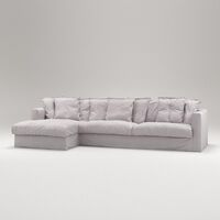 Le Grand Air 3-sitssoffa Divan Vänster Misty Grå
