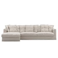 Le Grand Air 3-Seater Sofa Chaise Left Natural Blonde