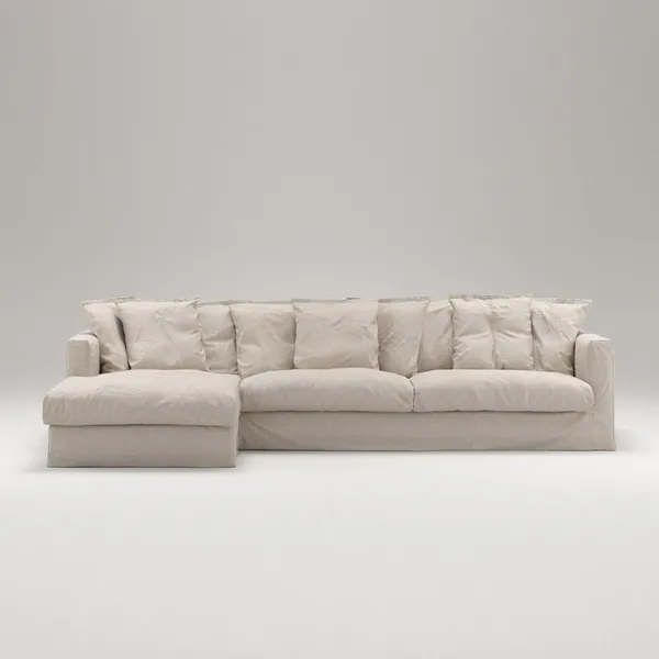 Le Grand Air 3-Seater Sofa Chaise Left Natural Blonde