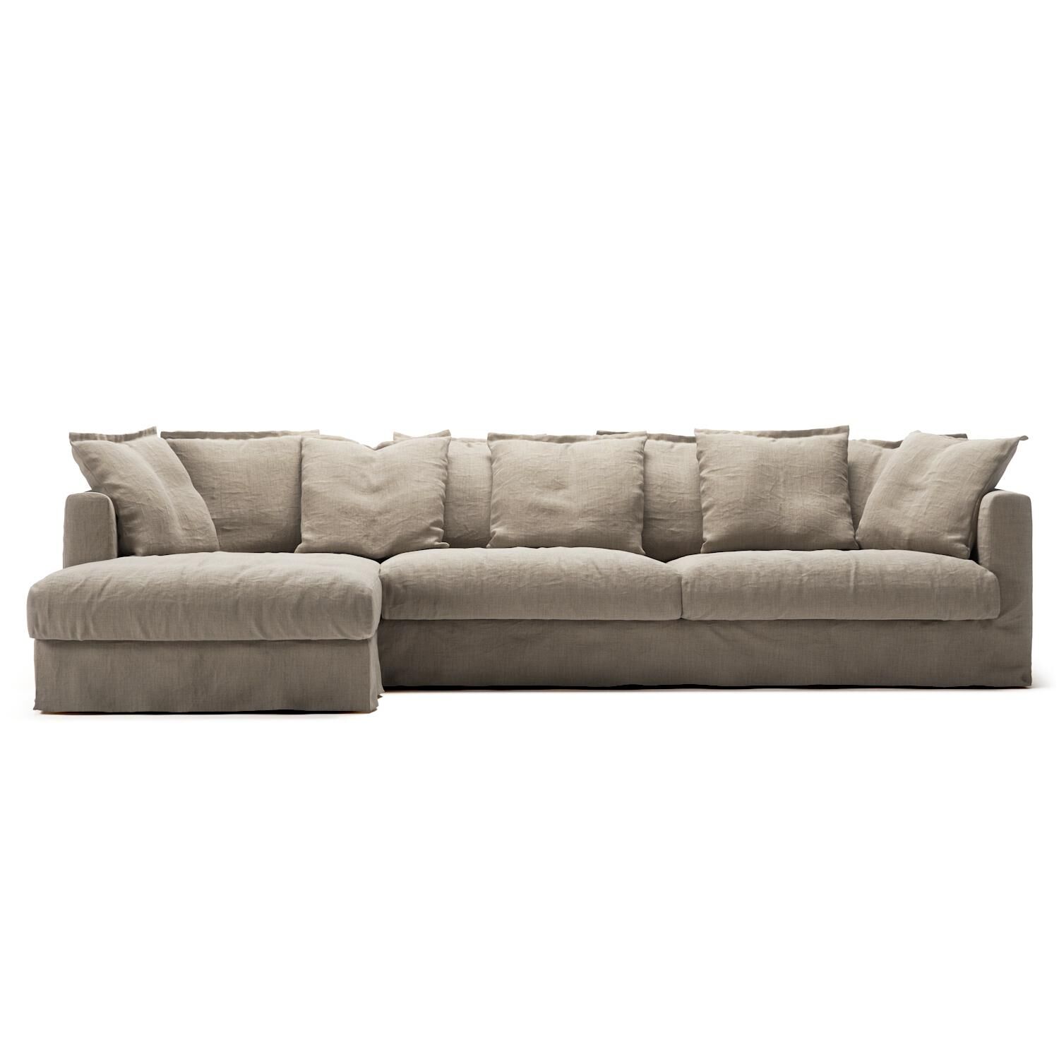 Le Grand Air 3-Personers Sofa Divan Venstre Savage Linen