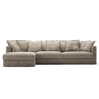 Le Grand Air 3-Seater Sofa with Left Chaise Savage Linen