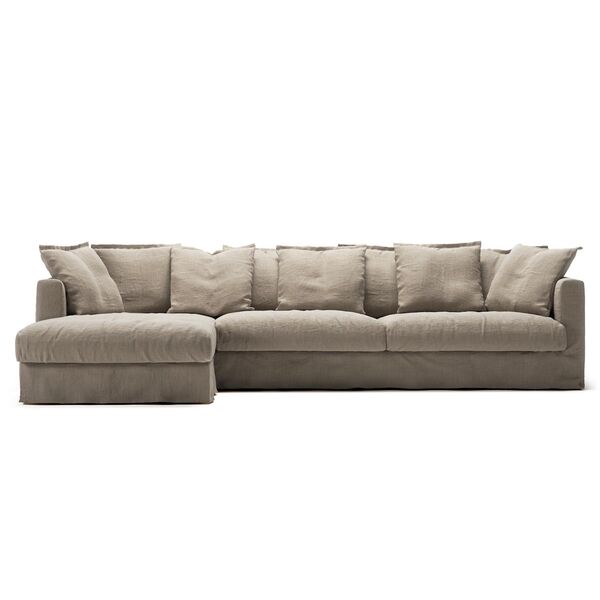 Le Grand Air Sofá 3 Plazas con Chaise Longue Izquierda Savage Linen