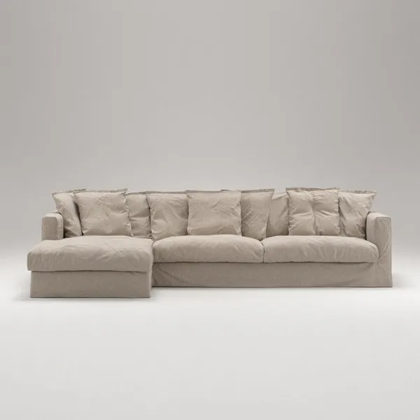 Le Grand Air 3-Seater Sofa with Left Chaise Savage Linen
