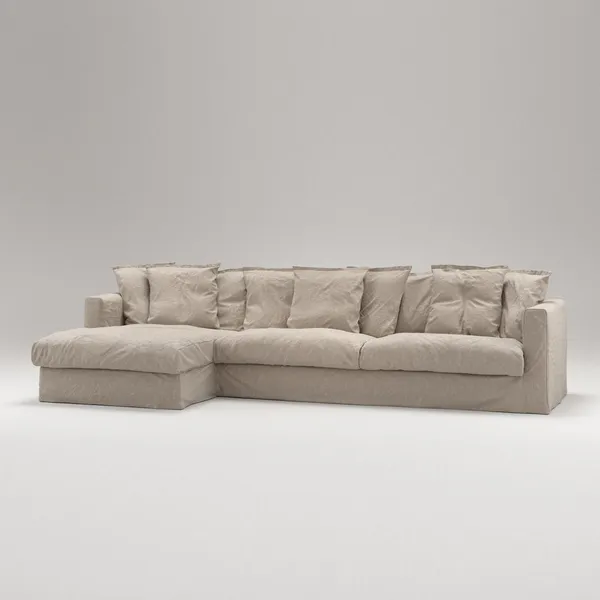 Le Grand Air 3-Seater Sofa with Left Chaise Savage Linen