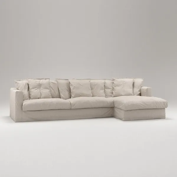 Le Grand Air 3-sitssoffa Divan Höger Natural Blonde