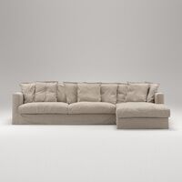 Le Grand Air 3-Seater Sofa Chaise Right Savage Linen