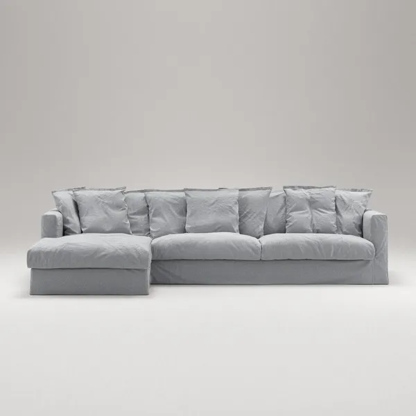 Le Grand Air 3-Seater Sofa Chaise Left Nordic Sky